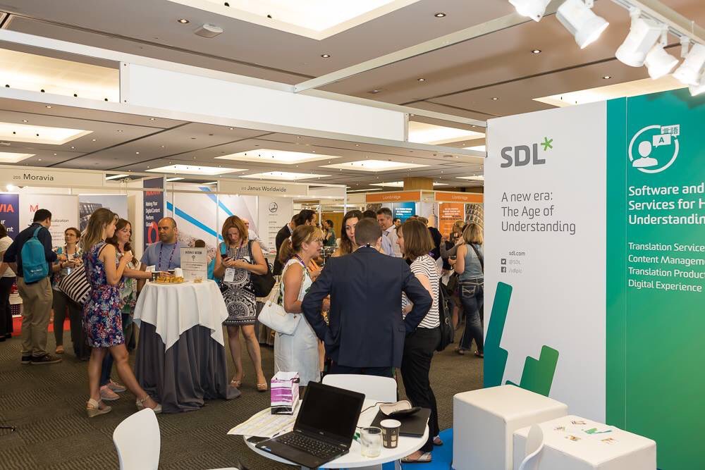 LocWorld's tweet photo. Thank you again @sdltrados @SDL - annual Gold sponsor & exhibitor, enjoy more pictures from #locworld34 exhibition: https://t.co/3FJIZlf0W7 https://t.co/k7R5a6sAB6