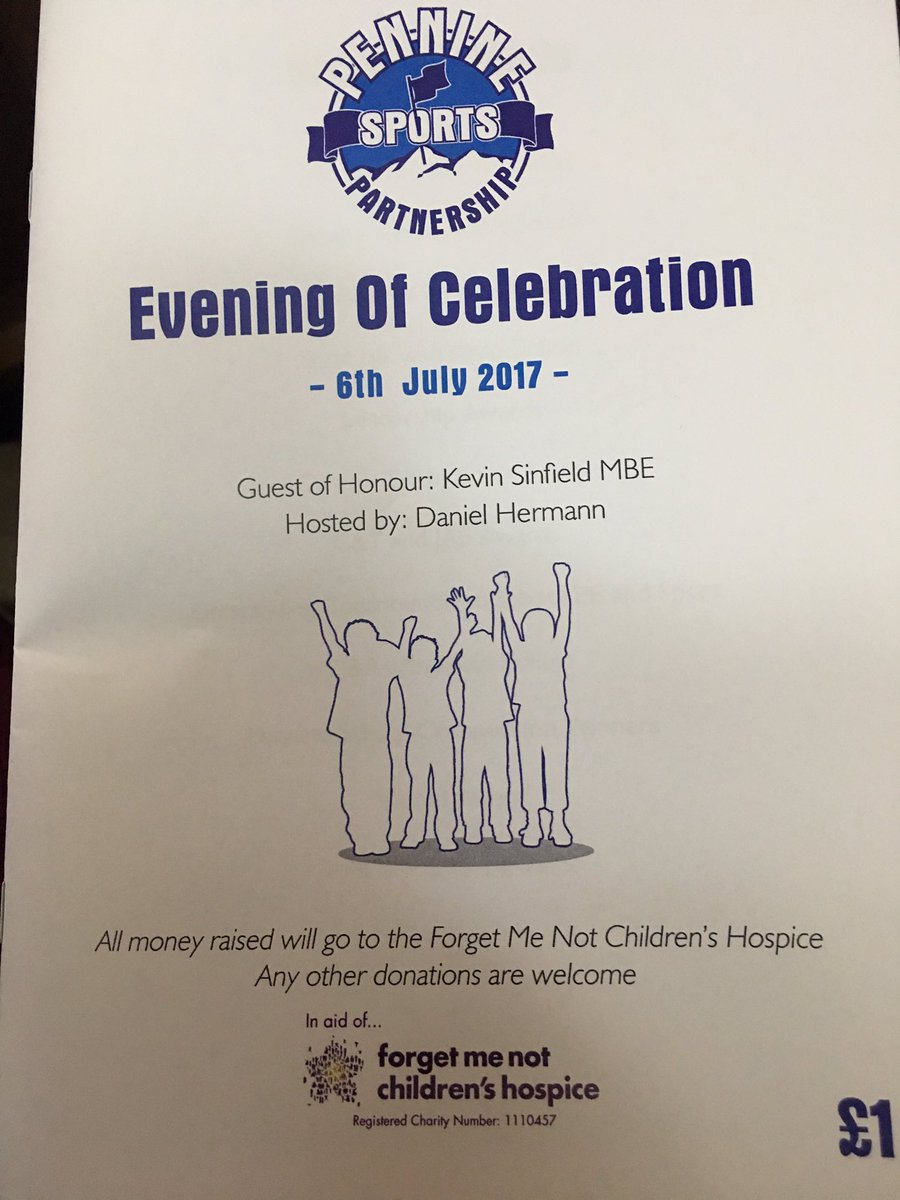 JohnTravis's tweet photo. Well done Emily and all the other winners at the @PennineSSP Awards - great to see the relationship with @ForgetMNotChild flourishing https://t.co/TTTkKST8eO