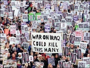 Muqadaam's tweet photo. Over 1 million of us marched at Westminster to warn Tony Blair not to invade Iraq - He didn't listen . #bbcqt https://t.co/03DasBKczN