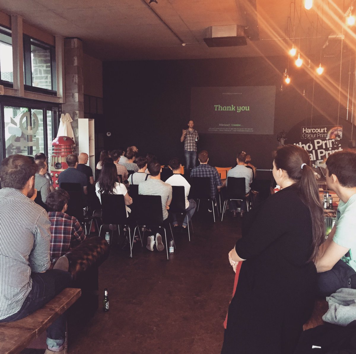 DesignSwansea's tweet photo. Awesome night here at #DesignSwansea ! 🤘🏻 https://t.co/1j1k0PCnMN