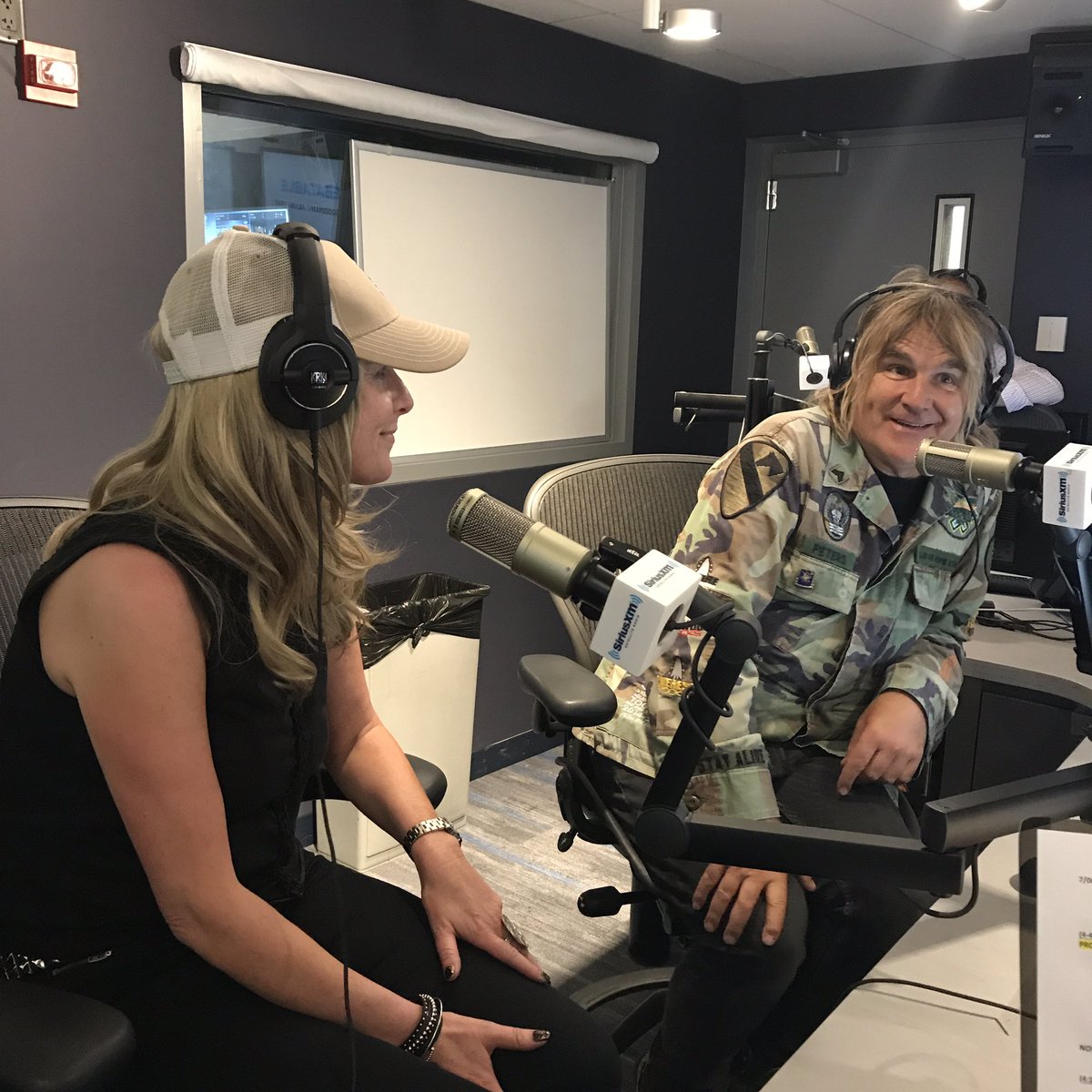 TrunkNationSXM's tweet photo. Live on #Debatable is #MikePeters of @thealarm talking about the documentary, Man In The Camo Jacket . https://t.co/hFzPpiuBnm
