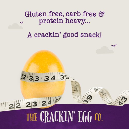 Giving up on your health regime? Not on our watch! Get some Crackin' Eggs - the protein packed snack of power! fal.cn/t2c3