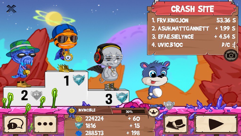 kingjonpep's tweet photo. All those guys just got washed #funrun2 #mattgannett #Sielynce #B10C https://t.co/f3Fjztih3E
