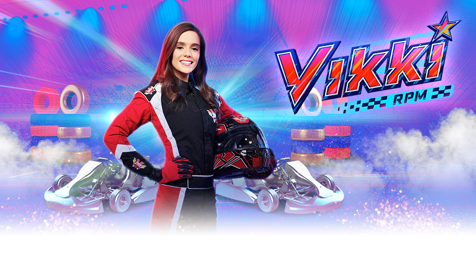NickelodeonLA's tweet photo. Conoce TODO sobre #VikkiRPM, ¡nuestro nuevo show que conquistará tu corazón a toda velocidad! ❤️ 💙 🔝 ➡️ https://t.co/rr6cASXvnG https://t.co/CO14xp2qPn