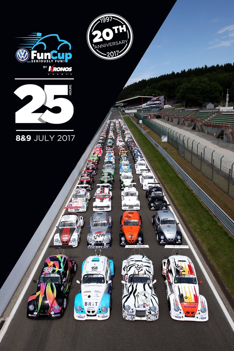 VWFuncupOff's tweet photo. 121 cars.. we are ready! You? #vwfuncup #25hours #seriouslyfun https://t.co/Gq1hY9svvx