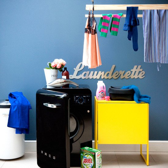 See how to add colour to a utility room... trib.al/9oZ7lyq