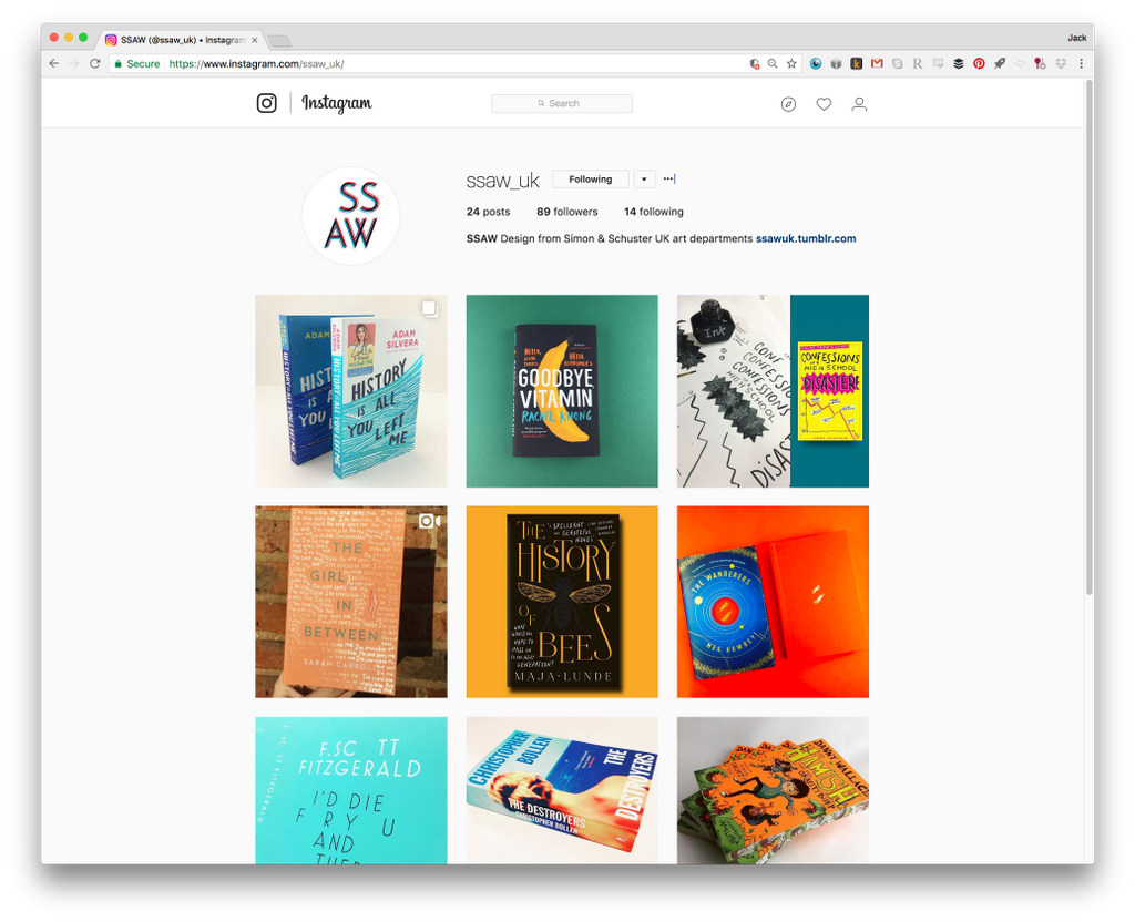 Book fans, design fans &amp; book design fans: check out SSAW on Instagram, from the Simon &amp; Schuster UK art depts 👀 → buff.ly/2uufRLC