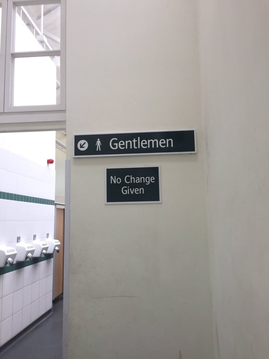 Don't let your clients get 'caught short' - just add a Thomas Change machine to your station platform &amp; then everybody can relax...!