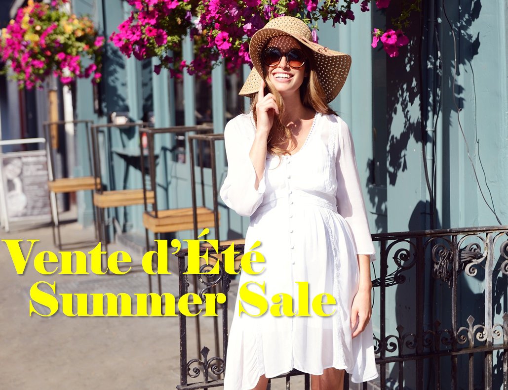 Apsobibi's tweet photo. Summer Sale! Up to 50% off the Spring/Summer collections #apsobibi #summer #sale #rabais #maternity #maternité #montreal #MTL https://t.co/mAC27ughWy