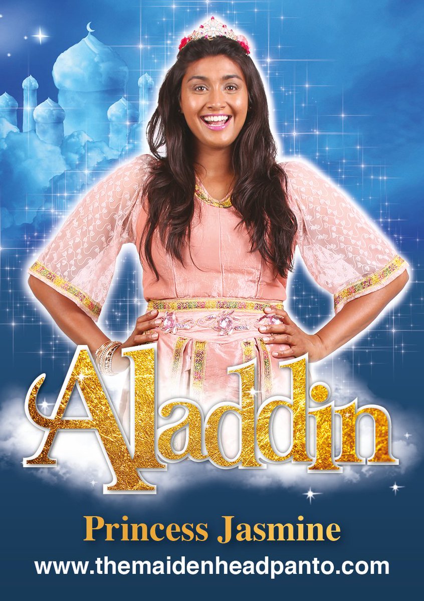 We can’t #CBEEBIES it! Delighted <a href="/NishaaAnil/">Nisha Anil</a> has joined the cast of Aladdin as Princess Jasmine! #perfectlyprincess #maidenhead #pantomime