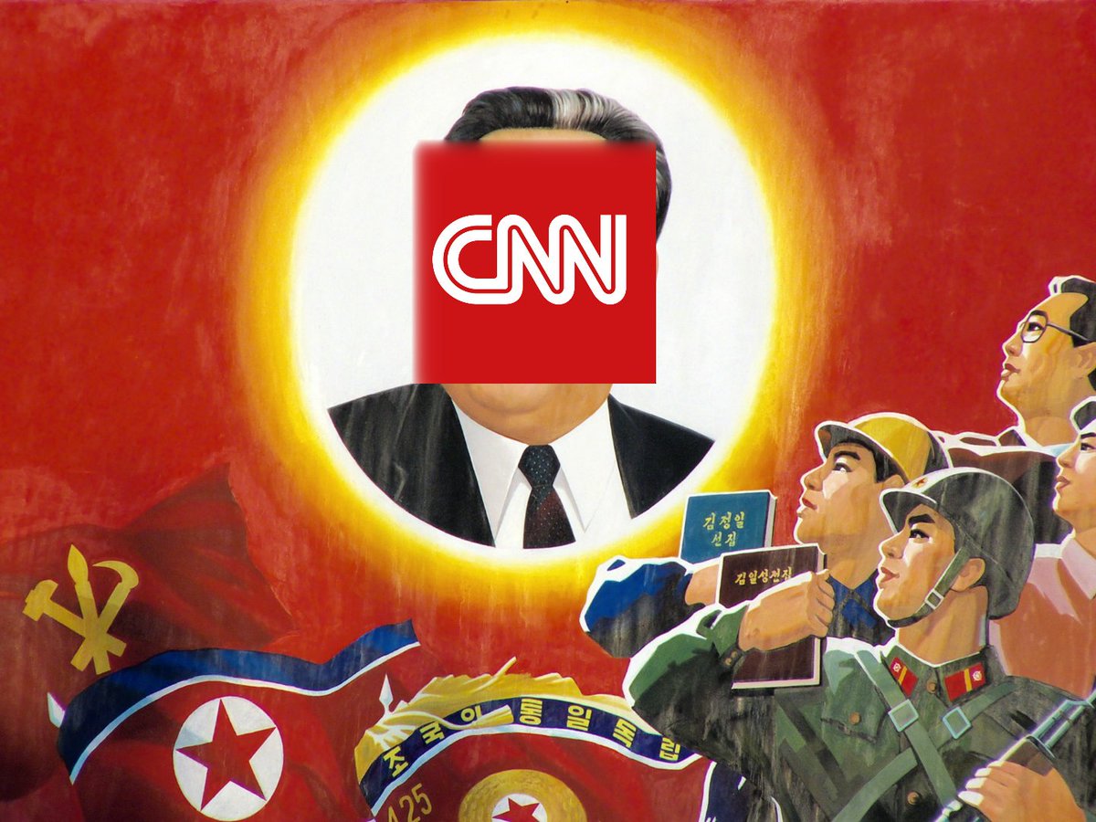 stevenbryant723's tweet photo. Based on what credibility they have left, @CNN has been named official news source of North Korea
#CNNBlackmail #CNNisFakeNews #EndOfCNN https://t.co/7dfkxVitUx