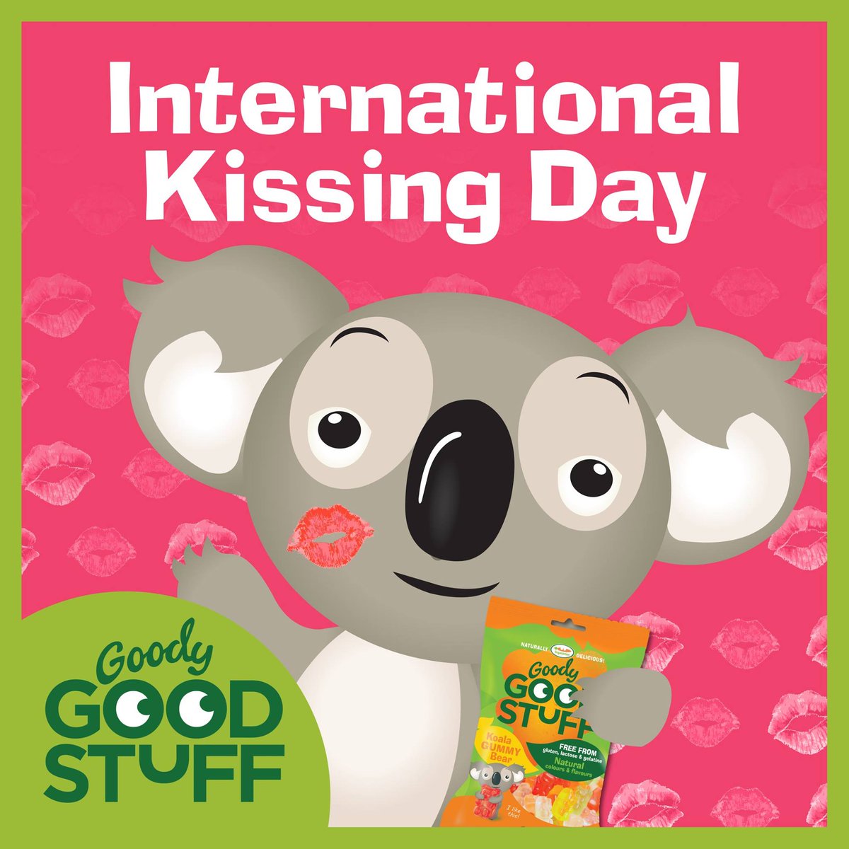 Wishing you a very happy International Kissing Day! Mwah!