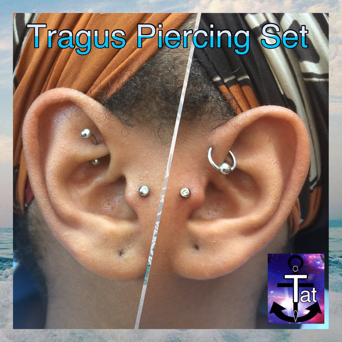 TatThePiercer's tweet photo. #tragus #helix #flat #travelingpiercer #convenience #piercingparty #affordable #pricingdrop #piercing #variety #upgrade #makeover #ear https://t.co/z8iCrD8qhg