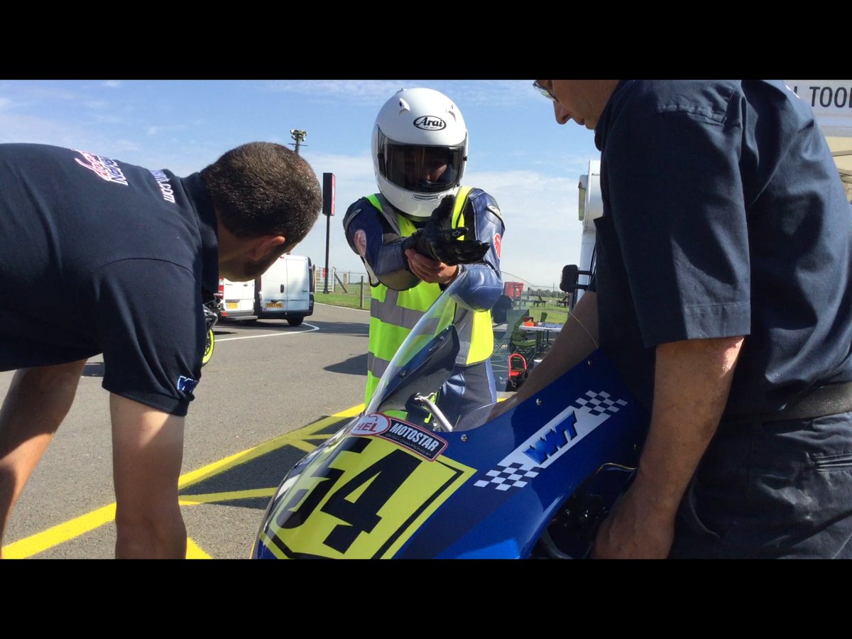 CadwellPark's tweet photo. Great track day today with @BurmanRacing, who was joined by other high profile riders. 

Big thanks to @WNTTotalTooling &amp; @peterhickman60 🏍🏁 https://t.co/oGQtGTnLf3