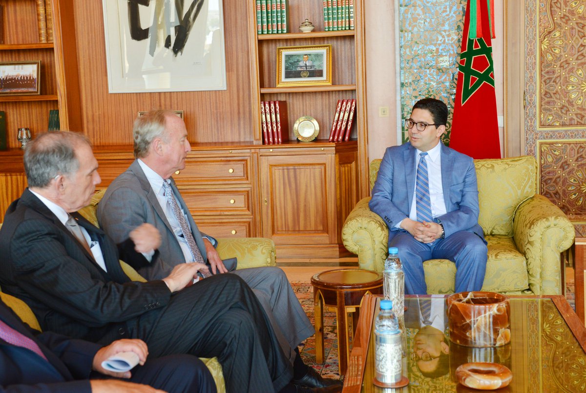 MarocDiplomatie's tweet image. استقبل السيد ناصر بوريطة وفدا رفيع المستوى من الكونغرس الأميركي برئاسة رئيس لجنة الاعتمادات المالية السيد رودني بروكتر فريلينغهايسن.
#MAECI