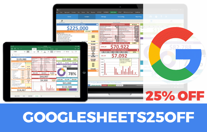 houseflipsheet's tweet photo. The House Flipping Spreadsheet is now on Google Sheets! To celebrate, get 25% off the purchase price!  

https://t.co/1Q94pW1OBa https://t.co/GgcKNi1E6J