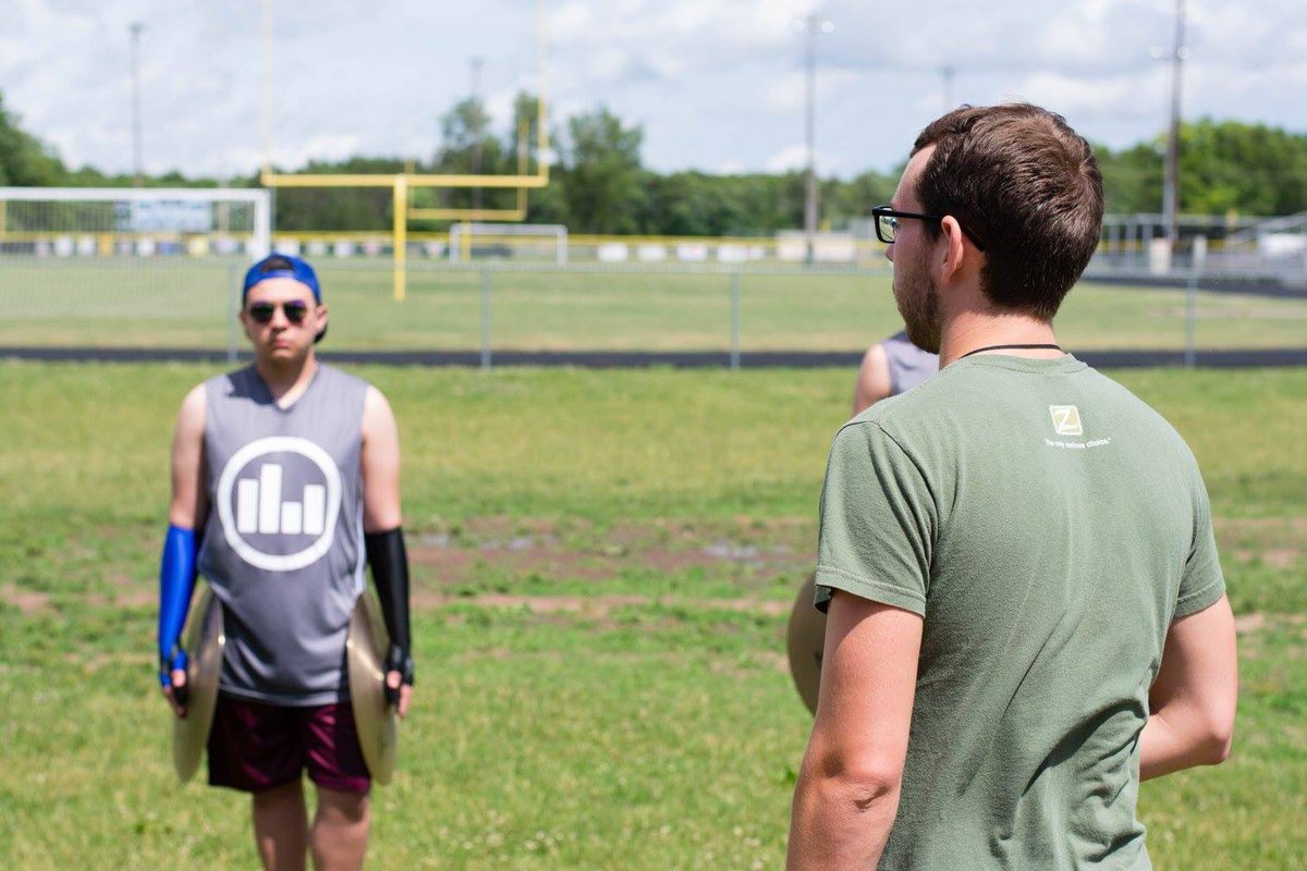 BrandonJMcK's tweet photo. The hard work of everydays &amp; July 4th parades is done. Now it's time for #ShadowDBC's first @DCI show. #CFuego @dciopenclass 📸: @TaylorDizor https://t.co/WPniDaJ8YM