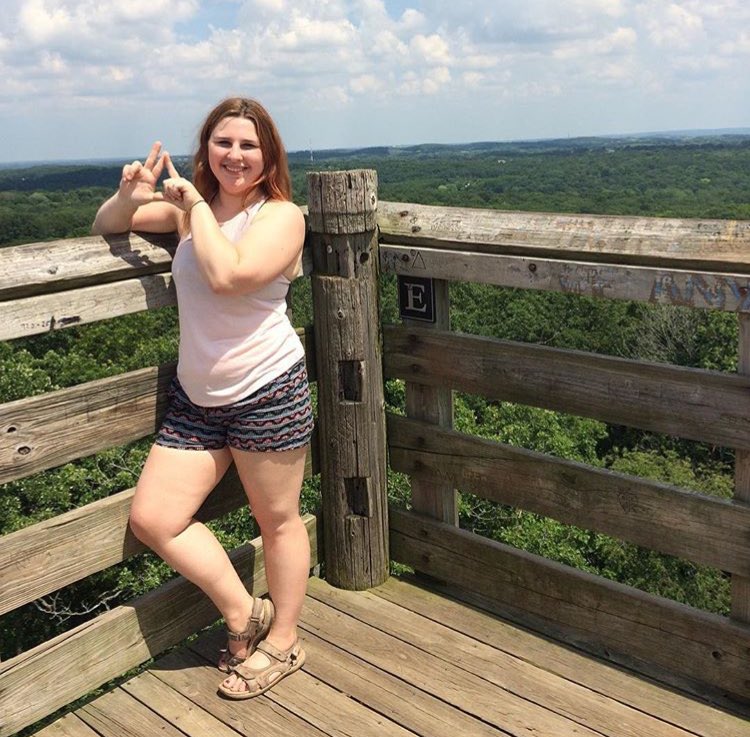 KD_Ripon's tweet photo. Sister Abby Jenks spent her summer day hiking in the beautiful sunshine! #Summer17 #RiponKD https://t.co/QiclTGtlEM