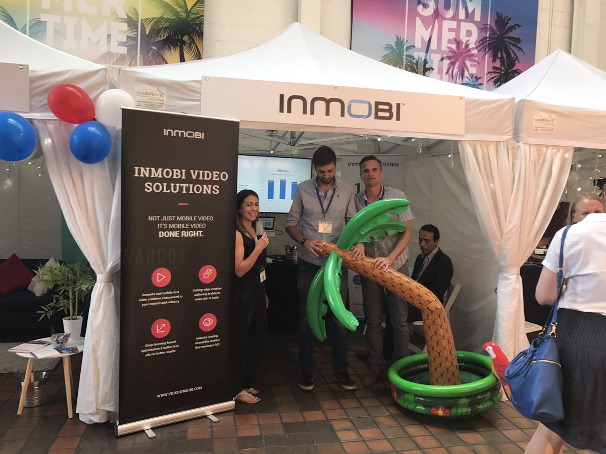 Inmobi On Twitter Team Inmobi And Palm Tree At Mms London