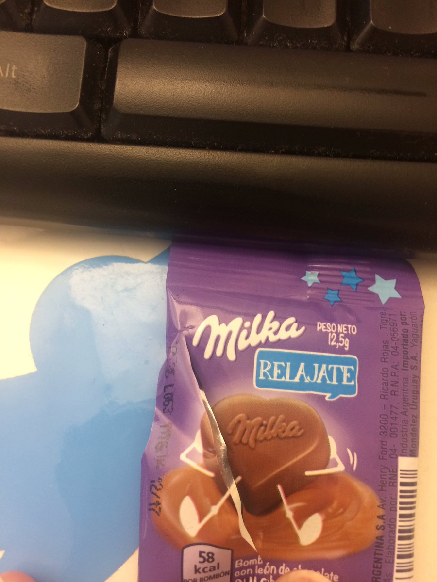 AniRaini's tweet photo. El #milka que me regalo @VaneNucete  es super personalizado!! #relajate #deciloconmilka https://t.co/D365Ylx0q0