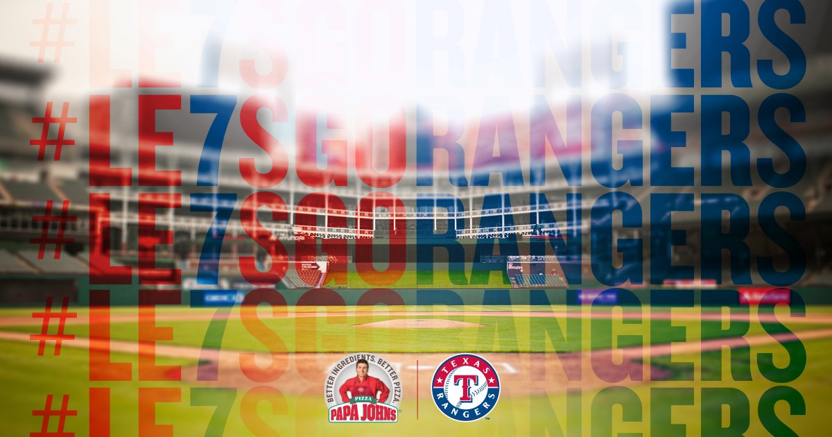 Number1DrainTek's tweet photo. Let's get a chant going when the Rangers
take the field! #LE7SGORANGERS 

 - https://t.co/Qu3wSKB70v https://t.co/jrEFKcS0vD