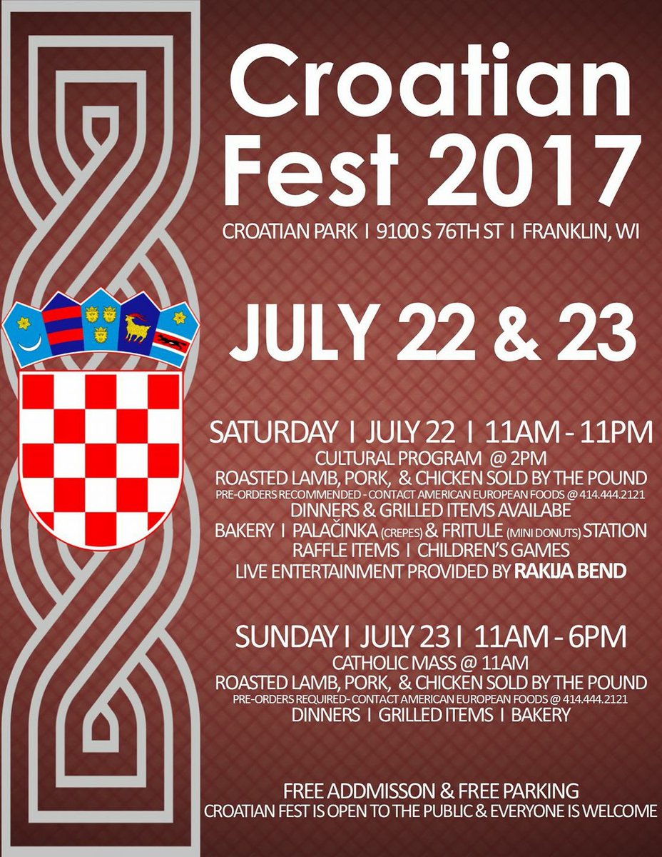 Croatian Fest 2017 Milwaukee, WI