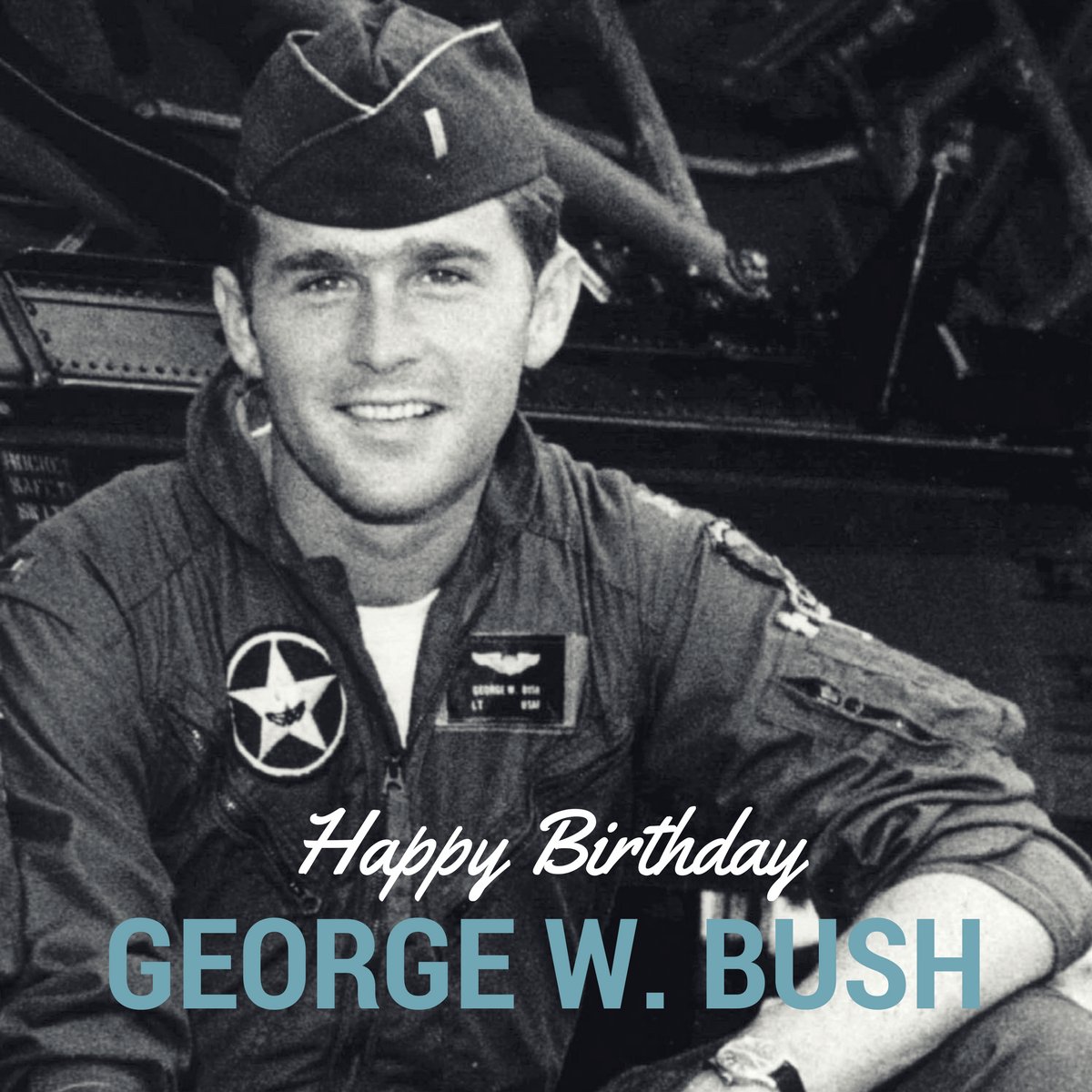 To wish former Texas Governor and President George W. Bush a Happy Birthday! 