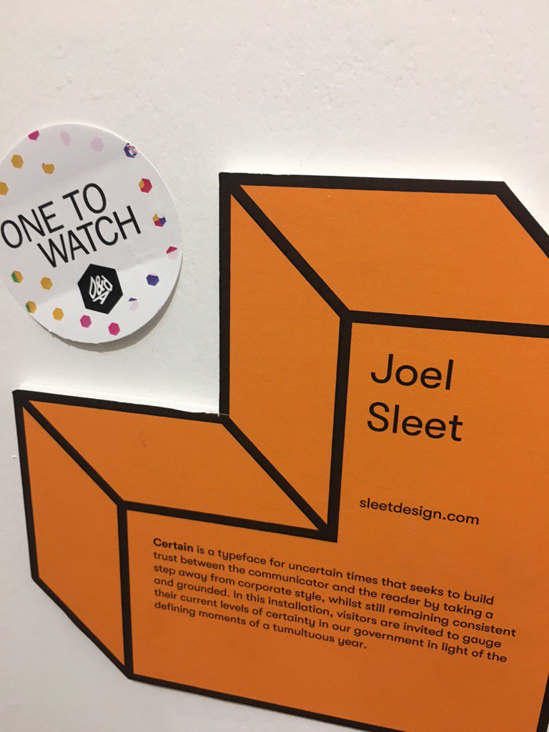 LCABAGD's tweet image. Props for Joel one of our graduating third year students #onetowatch #GraphicDesign #typography