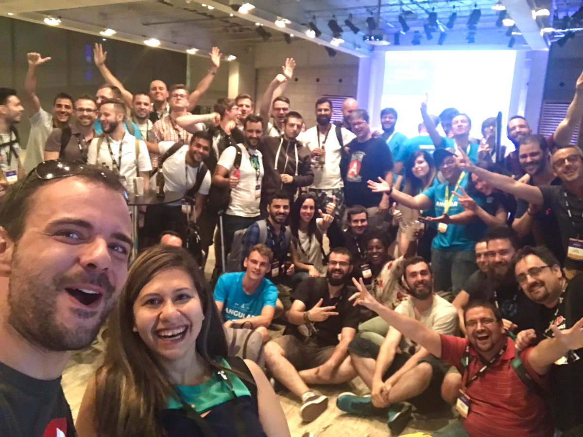 sherrrylst's tweet photo. The official end to the 1st day of @AngularCamp &amp; now after party begins 🎉@aloDev https://t.co/XAa4gpujhQ
