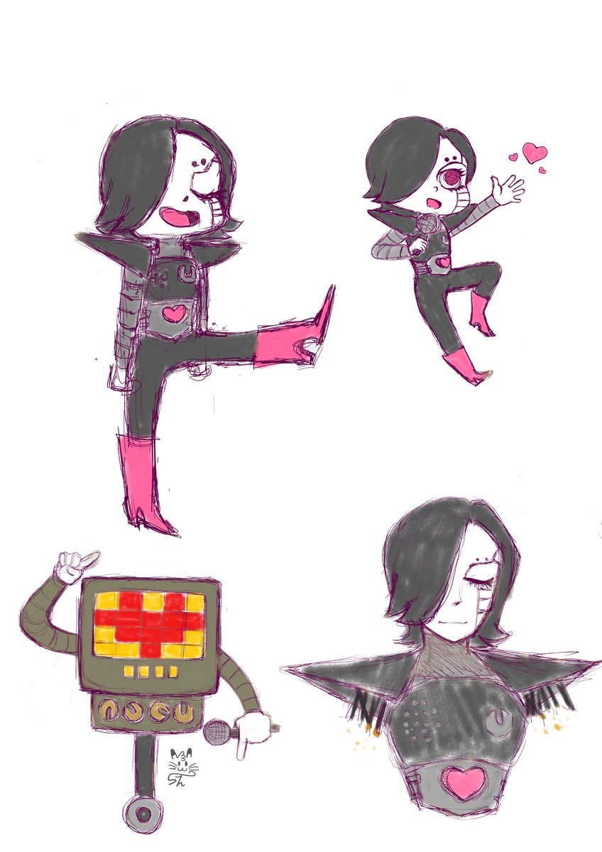 22Marli's tweet photo. Mettaton doodles for tonight :)
#mattaton #undertale #Doodles #drawing #sketch #كلناـرسامين #رسم https://t.co/7cJ4TLlgZF