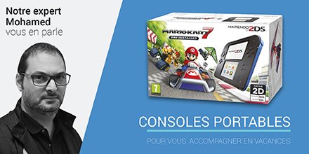 fnac_suisse's tweet photo. #Conseilsdexperts Ca vous dit une sélection de consoles portables pour vous accompagner en vacances ? Par ici >> https://t.co/i5S3jrxIoX https://t.co/ba6X0d8ix4