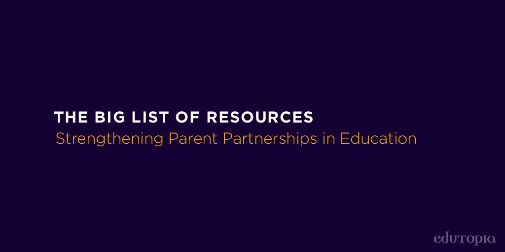 edutopia's tweet photo. Parent involvement in education is one of the biggest predictors of student success: https://t.co/fouKePY6Ll #ptchat https://t.co/ksNULMBl2I
