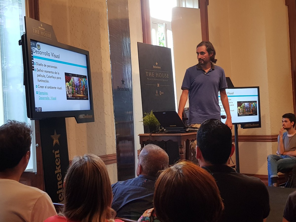 Aprendiendo sobre #Pipeline y #Workflow de una producción de #Animacion3D  en @HK_TheHouse w/ Mariano López Dau <a href="/SPEGC/">SPEGC</a> <a href="/GranCanariaCab/">Cabildo Gran Canaria</a> @UTAD