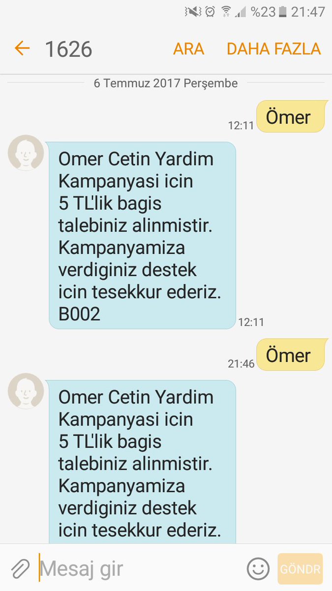 mrv8775's tweet photo. Hadi sms lere canlar Ömerİçin SonAltmışBin https://t.co/RFTGZP13DR