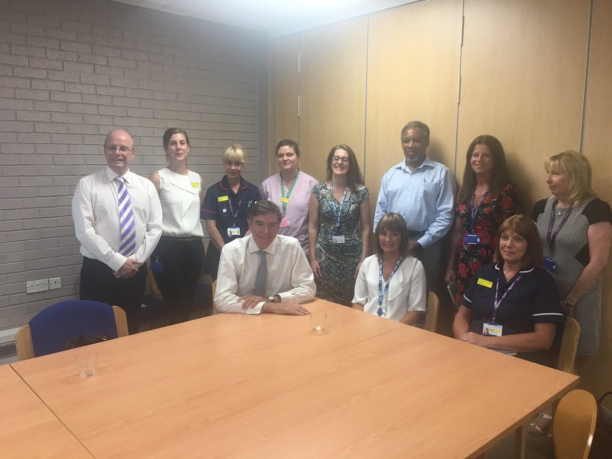 Dunne4Ludlow's tweet photo. Good to thank staff @ndht in Barnstaple and have positive discussions about staff retention and morale https://t.co/ZMx0GWDTgh