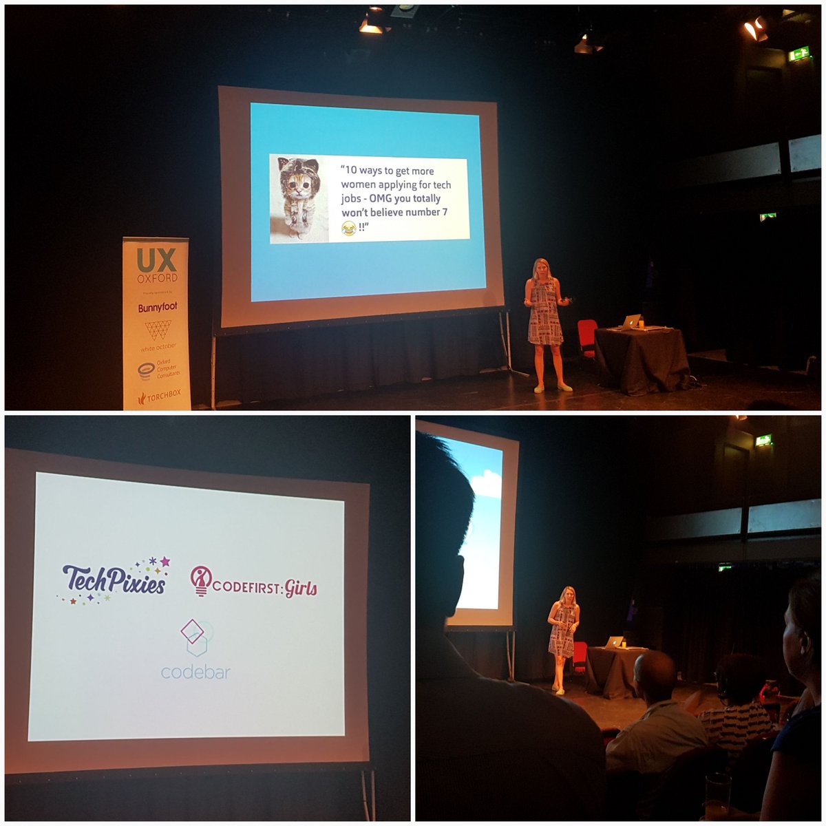 initiative_uk's tweet photo. Meme-tastic talk &amp; shout out from our @nikiforecast for great orgs in #oxford. @TechPixies @codebarOxford @CodeFirstGirls #womenintech https://t.co/iRwxUjD6Ya