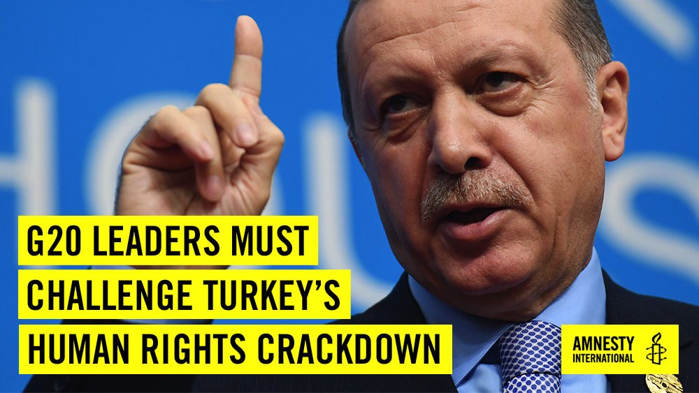 ShaneEnrightTU's tweet photo. @Amnesty #Turkey Director detained with 9 others: #G20 leaders must challenge @RT_Erdogan on human rights crackdown https://t.co/UVd21JdA0b