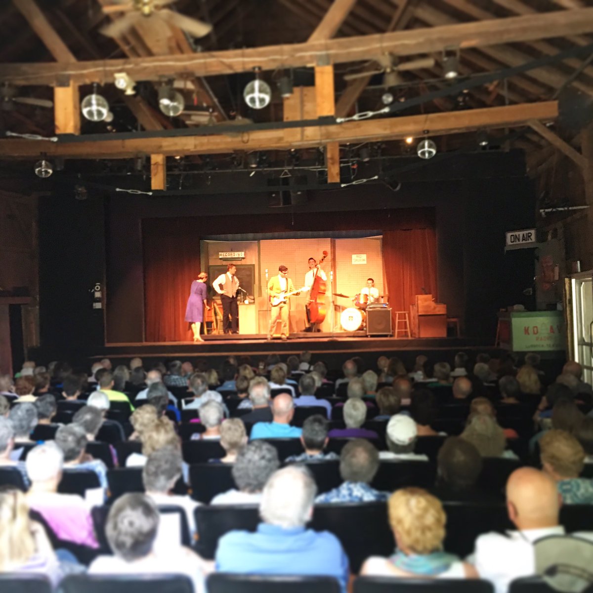 HackPlayhouse's tweet photo. The #buddyholly story being performed live on the stage at the Hackmatack #playhouse in #berwick #maine. https://t.co/isIrv9NCrd