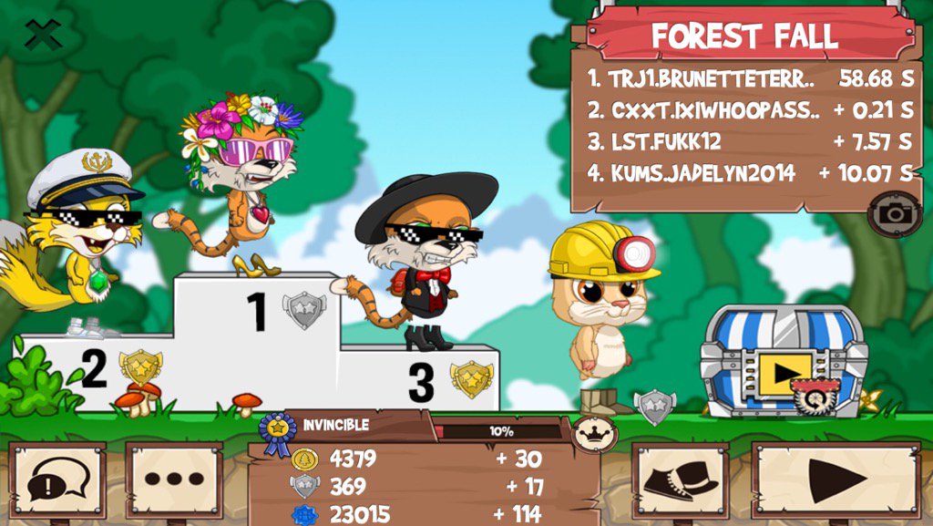 terraalexandria's tweet photo. I just beat a golden fox! #funrun2 #IXIWhoopAssIXI #fukk12 #jadelyn2014 https://t.co/PISEQ6ewYJ