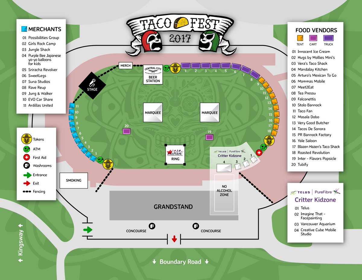 tacofestrocks's tweet photo. Looking forward to Taco Fest this Saturday🌮
Here is our site map with vendors and event schedule for everyone.
https://t.co/EYAjy4f4p8 https://t.co/VO89774XsZ