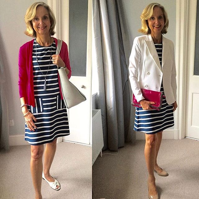 KettlewellCols's tweet photo. Thank you for your entries into our Customer Gallery. Here's one of our favourites- Stripe Pocket Dress styled by Barbara@StyleCrisp #colour https://t.co/xNogpcfME7