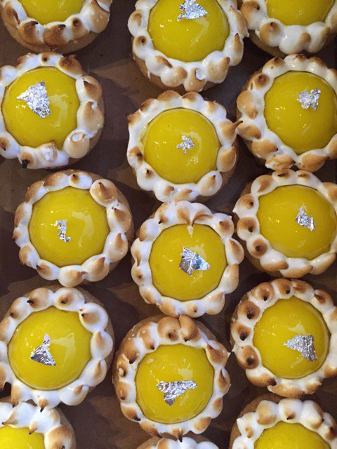 It's always #sunny when fresh #lemontarts are involved! Available in small or large versions for all your catering and special event needs.