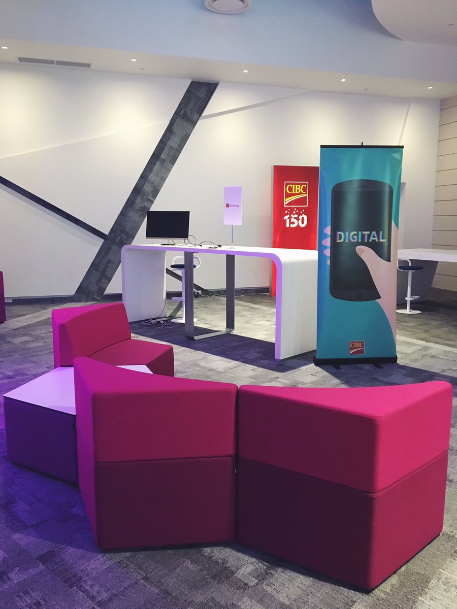 CIBCInnovation's tweet photo. A sneak peak into the new space opening at @MaRSDD tonight! #LiveLoungeLaunch @cibc https://t.co/4c38XOnXB4