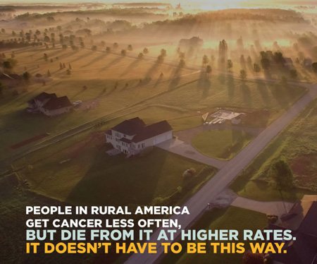 CDC_Cancer's tweet image. People in rural America get #cancer less often, but die from it at higher rates. It doesn't have to be this way. bit.ly/2uuHaWa