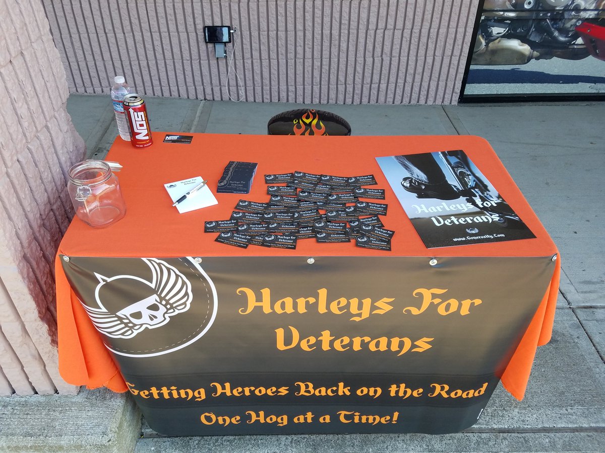 harleys4vets's tweet photo. First table event.  #More to come.! https://t.co/IckdnjqVTm