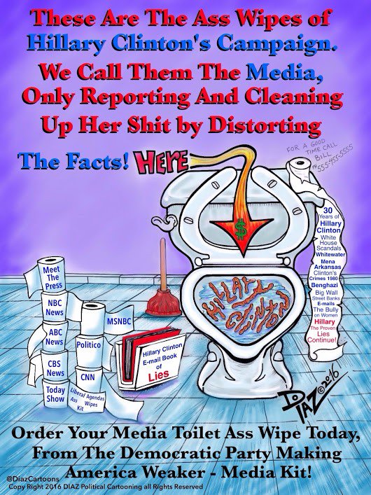 DiazCartoons's tweet photo. @MADE__USA @DeplorableGrn @DiazCartoons #Loving This #AndersonCooper 360 #HesToiletWaste with #CNNFakeBsNews lotsOf #CreativeConservatives🇺🇸 https://t.co/JJRKS9Gu2B