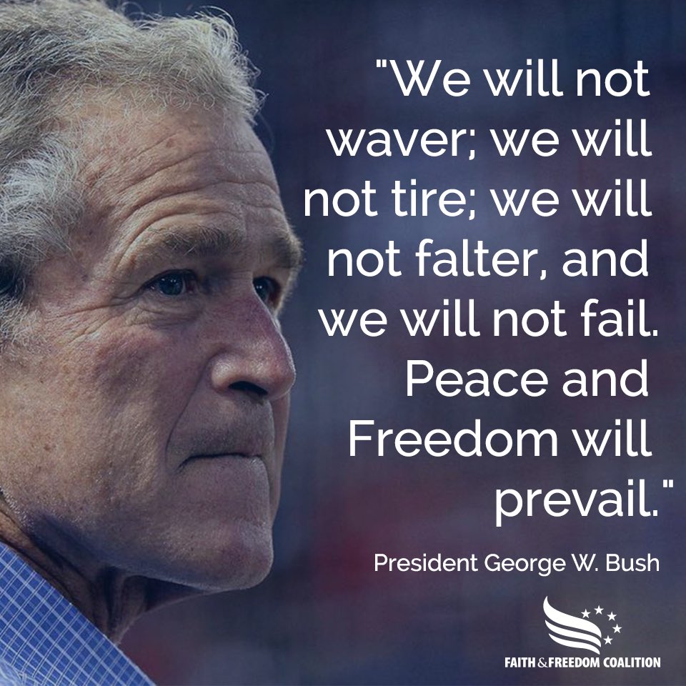 Happy birthday to former President George W. Bush! 