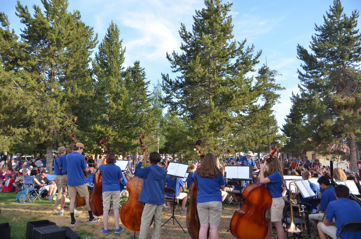 C_woodMusic's tweet photo. Concert with granite Youth Symphony at west Yellowstone #gys #gysbison #coltmusic #cwoodmusic https://t.co/WSWuuDvaVD