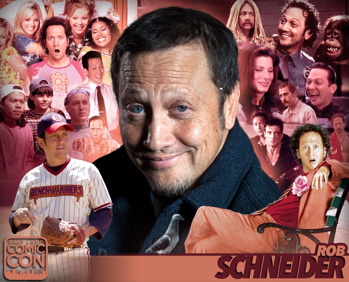 fanxsaltlake's tweet image. Meet actor Rob Schneider at #SLCC17! SNL, Deuce Bigalow, Grown Ups, Adam Sandler flicks, Real Rob, and more: bit.ly/2tX6SWg #utah