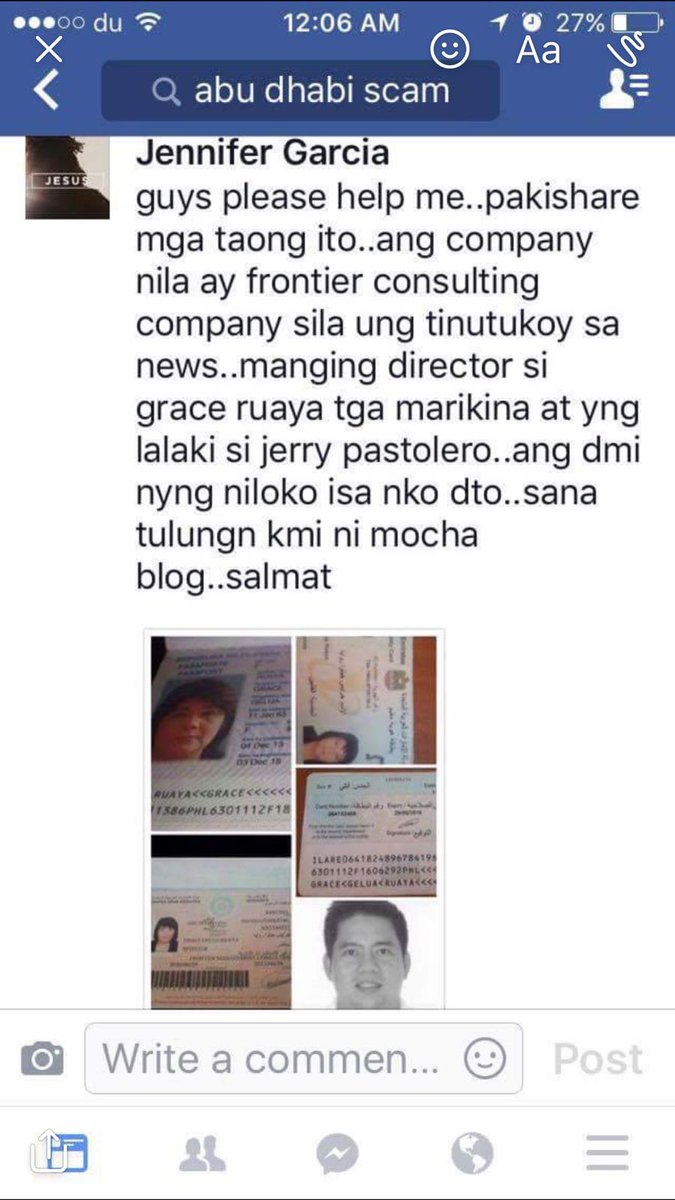 OMallada's tweet photo. Pki kalat sa lahat ng ofw  sa.uae isa siang scammer https://t.co/pJBkjP4GCc